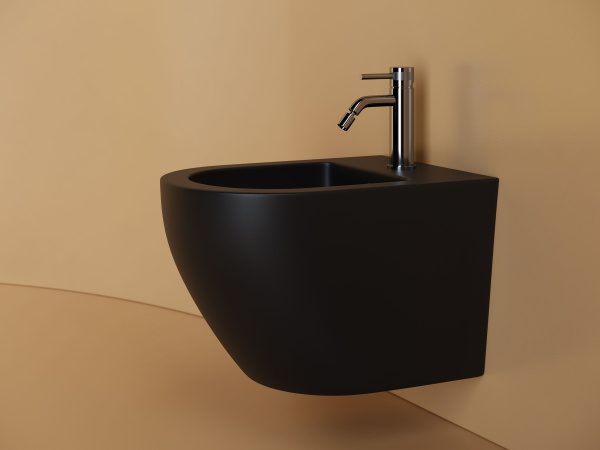 Подвесное биде Ceramicanova Uno, черный матовый, CN11002MB
