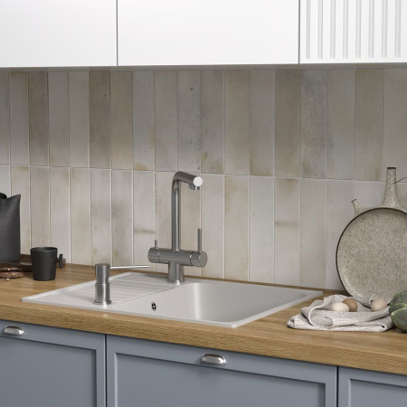 Кухонная мойка Reflection Prima RF0460GR, серый