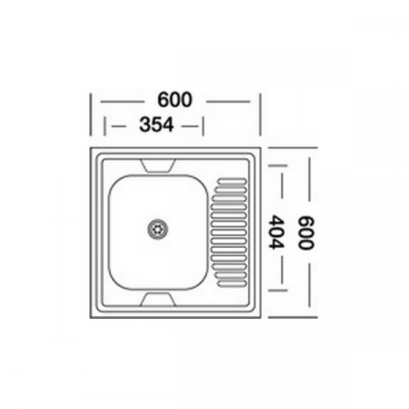 Кухонная мойка Kromevye Lay-On EC 209 D