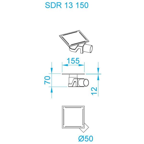 Душевой трап RGW SDR-13 47211315-01