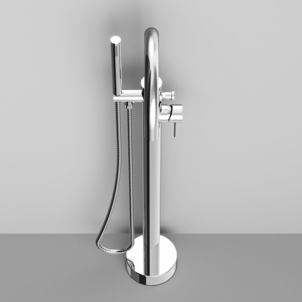 F7514100_xxx Sense, Смеситель для ванны и душа AM.PM, отдельностоящий, хром,