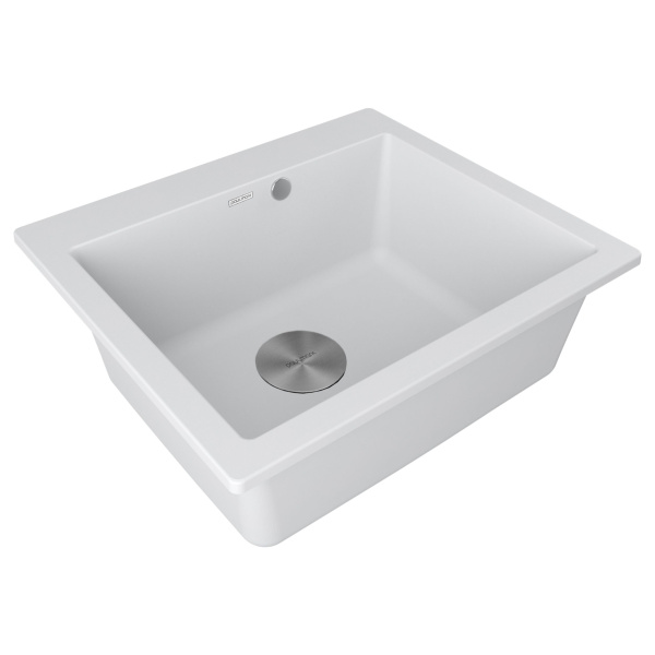 Мойка Paulmark KANTE 60 PM106052-WH 520х600х200 мм, IT-GRANIT, белый