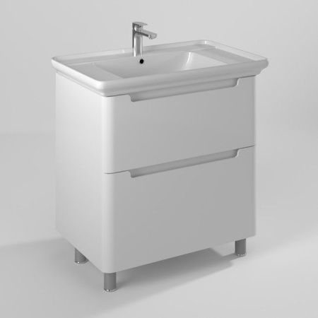 Тумба напольная BRIZ Альби 85 с умывальником Дуглас, 235 03-08085-14 00 БЕЛ