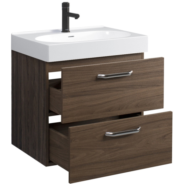 Тумба под умывальник Belux Стокгольм НП 70-02 Орех Карини натуральный