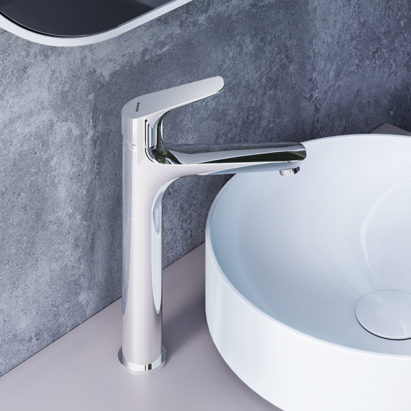 770250001 Jupiter Смеситель для умывальника Damixa высокий, хром