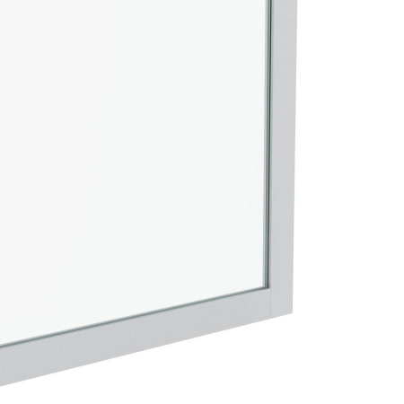 Стеклянная перегородка, шторка на борт ванны Reflexion RX14060CСR-08 140х60см фиксированная, прозрачное закаленное стекло 8мм, хромированный профиль