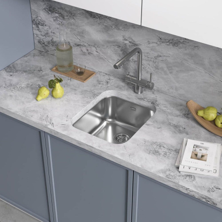 Кухонная мойка Reflexion Orta RX2438SS полированная сталь