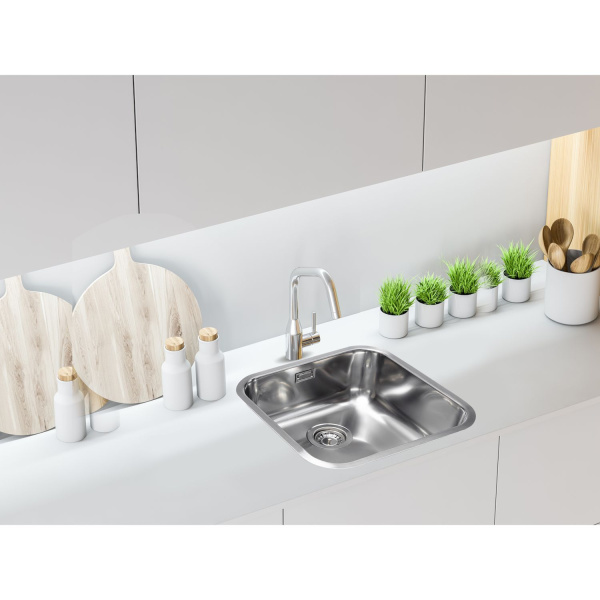 Кухонная мойка Grandex Aqua Select 200333, сатин
