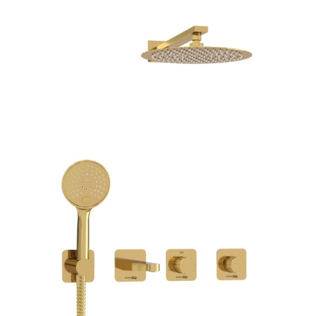 A7651.304.305.183.208.280.197.207 Встраиваемый комплект для ванны WasserKRAFT с верхней душевой насадкой, лейкой