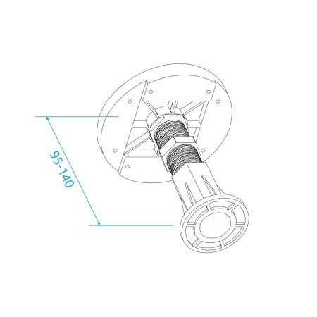 Ножки для поддона RGW N-01 (10) 03230111-31