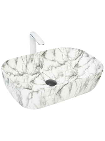 Раковина накладная WeltWasser WW SK ELBACH 2143P M805