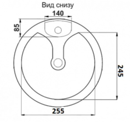 Раковина накладная CeramaLux 9001