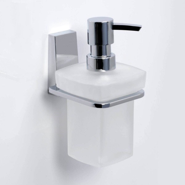 Комплект аксессуаров для ванной комнаты WasserKRAFT Lopau (полка, подстаканник, дозатор)