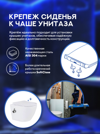 Унитаз подвесной безободковый Amore di Mare Delio Tornado Bidet P203-XT с функцией биде, овальный белый, антивсплеск, фарфор, быстросъемное сиденье дюропласт с микролифт, антибактериальное покрытие