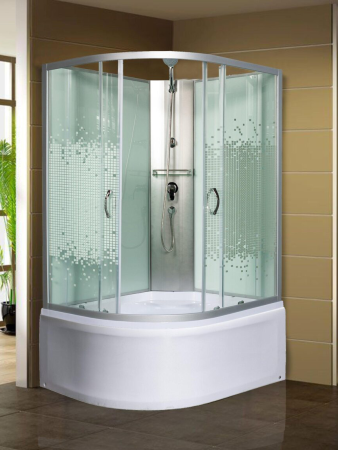 Душевая кабина МОНОМАХ МОНОМАХ Б/К 110/80/44 МЗ R 1100х800х2060мм