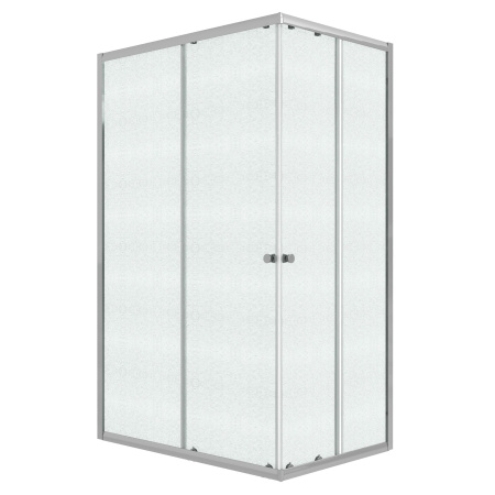 Душевое ограждение Niagara Eco NG-1018-14QMT (100х80х190) прямоугольник,раздвижное,хром,стекло матовое,1 место