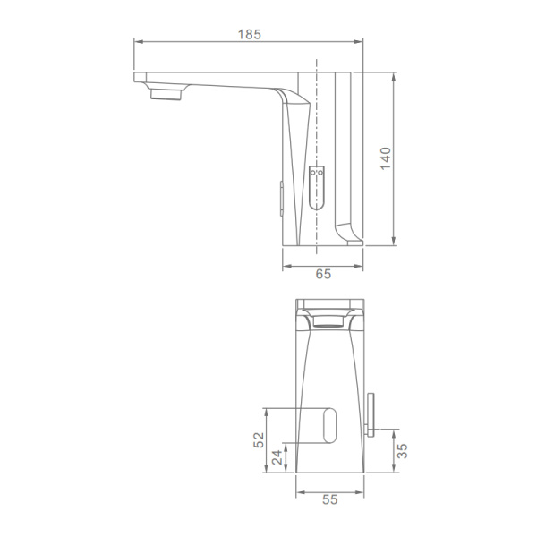 Смеситель для раковины сенсорный Raglo R51.17, хром