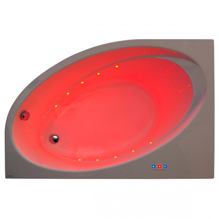 Акриловая ванна Poolspa Orbita 160x100 L с ножками PWAO810ZN000000