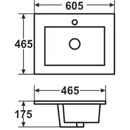 Раковина Melana MLN-9060D