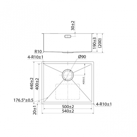 Кухонная мойка IDDIS Edifice EDI54S0i77