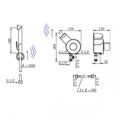 Гигиенический душ Oras Optima 197095