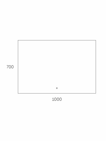 Зеркало Taliente Zled TA-Zled-T10070 100х70 LED