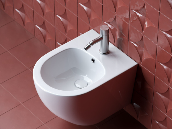 Подвесное биде Ceramicanova Forma, белый, CN3010