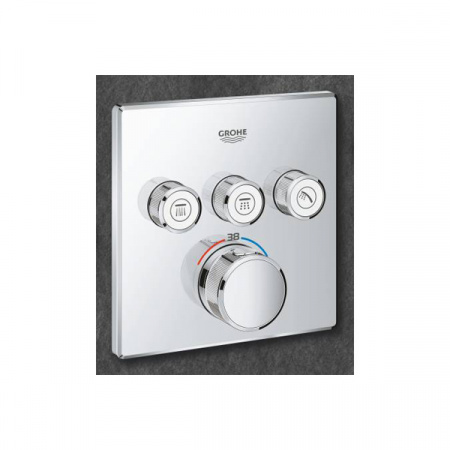 Смеситель скрытого монтажа Grohe Grohtherm SmartControl 29126000