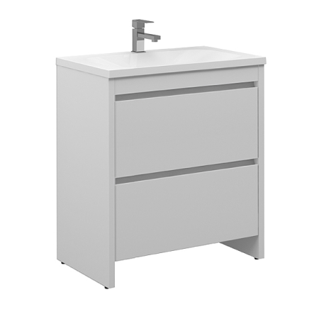 Тумба под умывальник Belux Мадрид 70-02 напольный, белый глянцевый