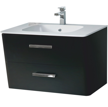 Тумба под умывальник Belux Марсель Н 60-02 Черный матовый