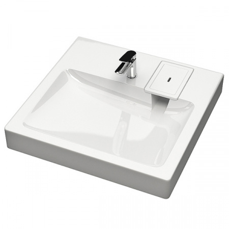 Раковина Elmar R-04D001-01 60x60 сигнально-белый с сифоном