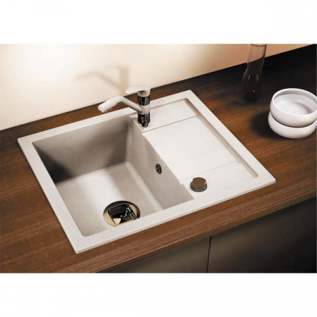 Кухонная мойка Tolero R-107 49.5x59.5 белый