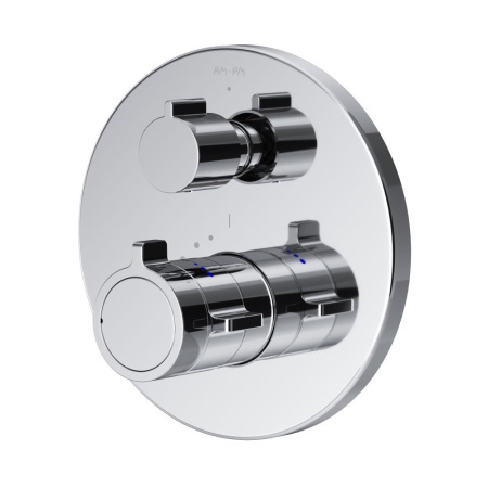 F85A95600 X-Joy Смеситель AM.PM встроенный с термостатом  на 3 потребителя, хром