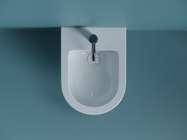 Подвесное биде Ceramicanova Uno, белый, CN11002