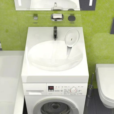 Раковина Reflexion Gamma для установки над стиральной машиной (60x60 см)