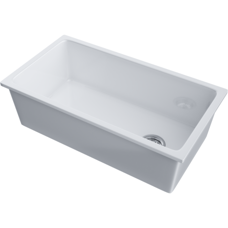 Кухонная мойка Omoikiri Tokara 88-U/I-WH Glossy Natceramic/белый глянцевый 4993867