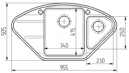 Кухонная мойка Gran-Stone GS 14 307 терракот