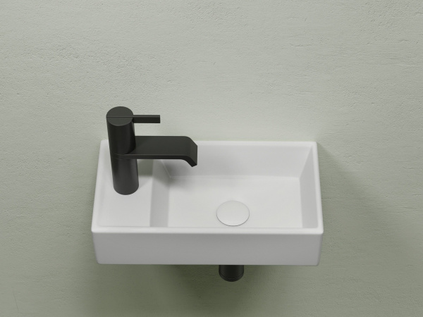 Умывальник подвесной прямоугольный Ceramicanova Element 407*217*100, белый матовый, CN6051RMW