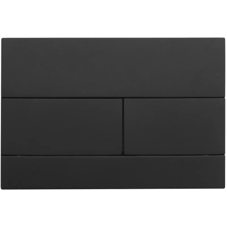 Кнопка смыва Veconi FLUSH V7, FLV7-B, 240х162х10, пластик, черный матовый