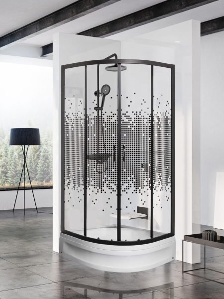 Душевой уголок МОНОМАХ МОНОМАХ ДУ 90/180 МЗ BL