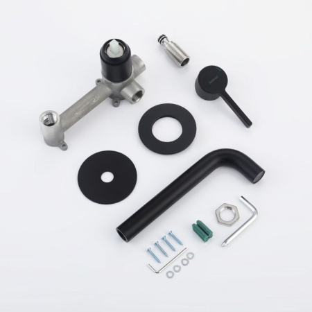 Смеситель для раковины Splenka S221.11.06, черный