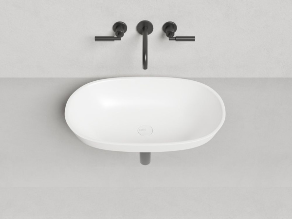 Раковина полувстраиваемая Salini MAREA 01 покраска по RAL полностью, 1802201MF