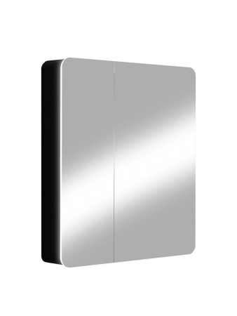 Зеркало-шкаф Reflexion Black LED 760х850 RF2002BL