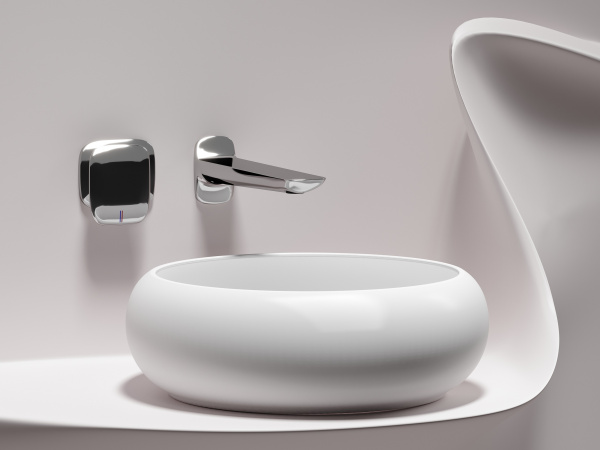 Умывальник чаша накладная круглая Ceramicanova Element 360*360*120мм, Белый матовый, CN6050MW