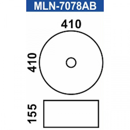 Раковина MELANA MLN-7078AB (черная)