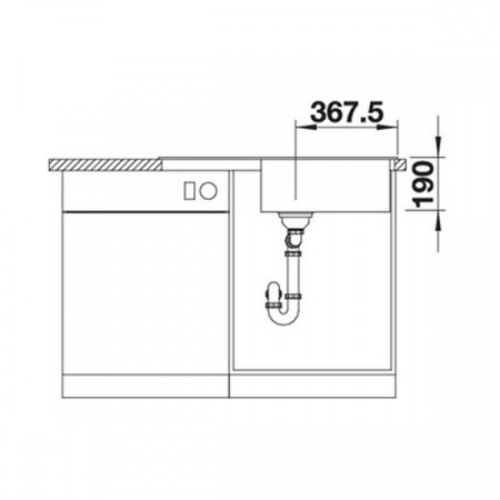 Кухонная мойка Blanco Legra XL 6 S черный 526087