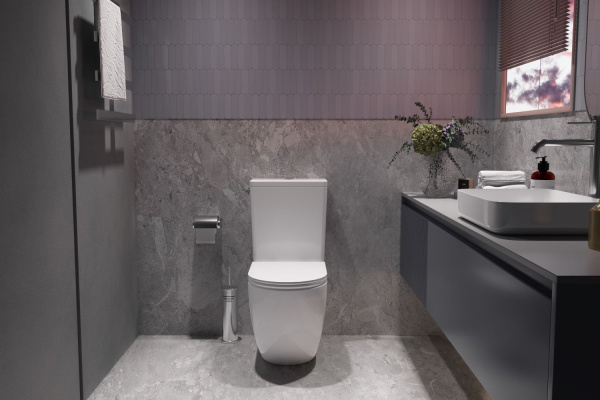 Унитаз-компакт Vincea Tornado Globo VT2-14T, белый, ультратонкое сиденье soft-close, P-trap