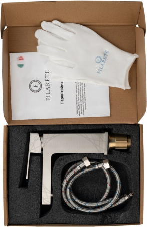 Cмеситель для раковины FILARETE Fing FL5040 (Никель)