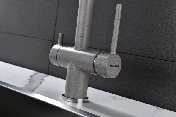 Смеситель для кухни Paulmark SERPENTINE Se213222-DG, графит