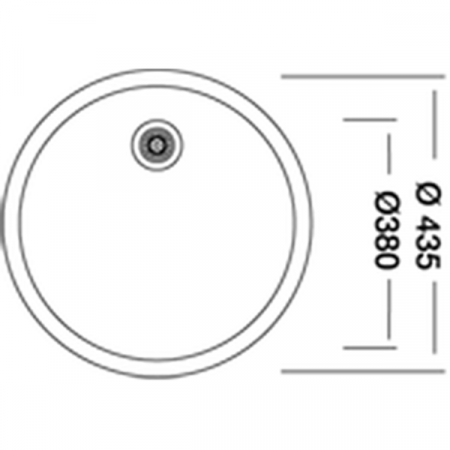 Кухонная мойка Kromevye Rondo EC 192 D